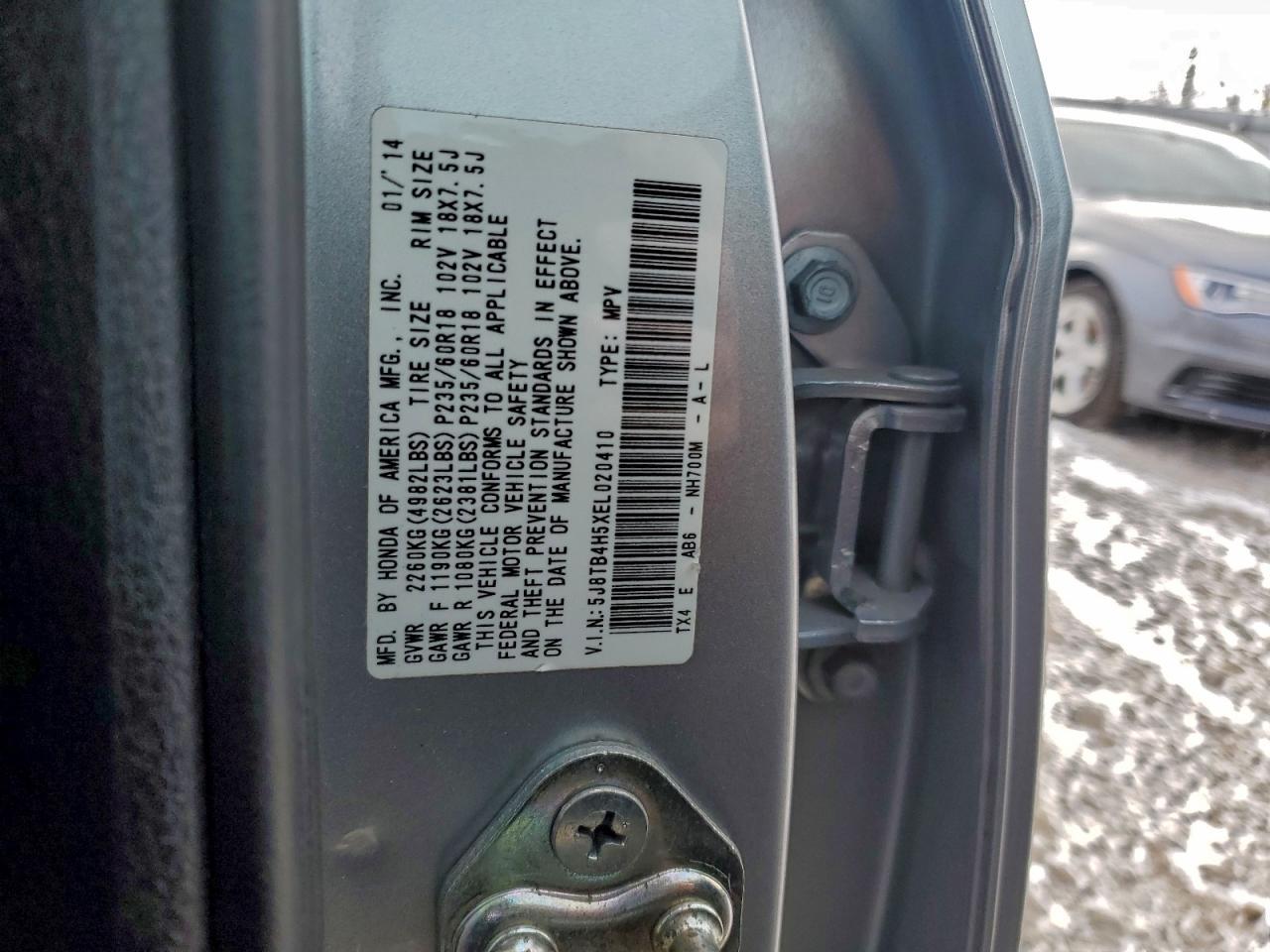 2014 ACURA RDX