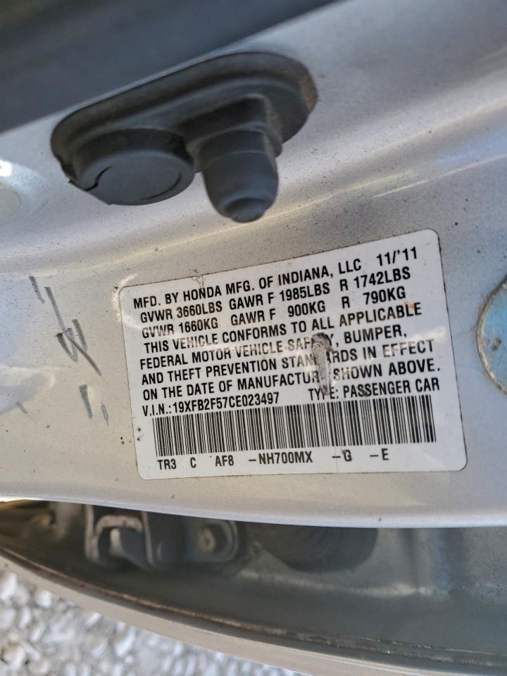 2012 HONDA CIVIC