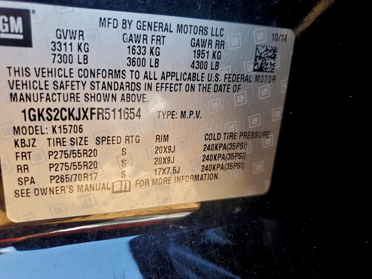 2015 GMC Yukon
