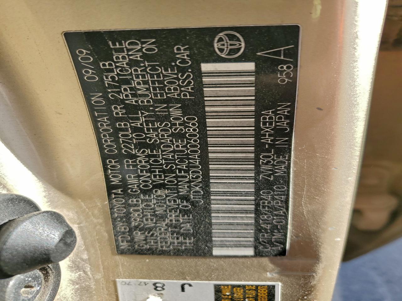 2010 TOYOTA PRIUS