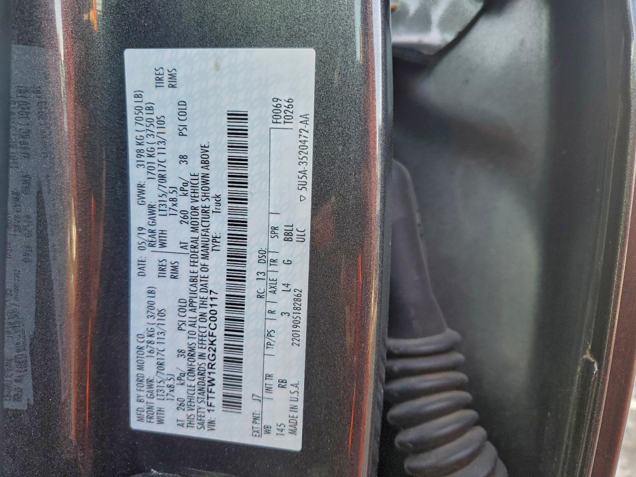 2019 FORD F-150
