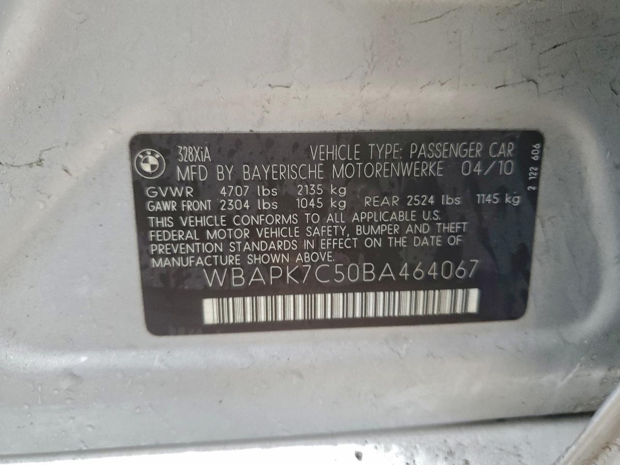 2011 BMW 3 SERIES