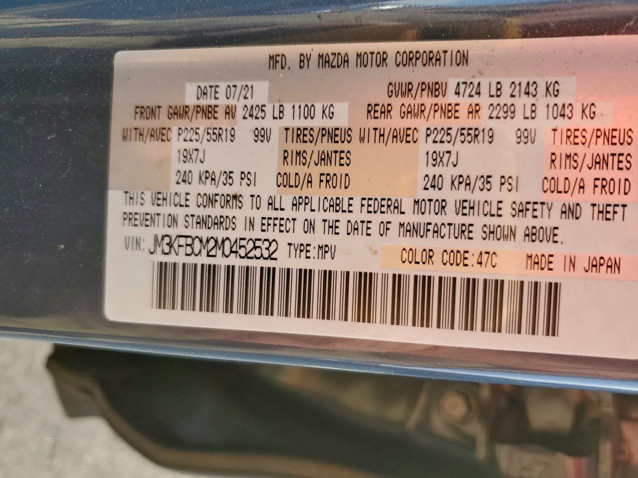 2021 MAZDA CX-5