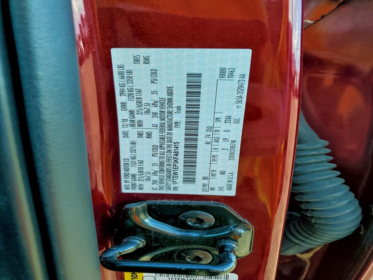 2019 FORD F-150 Lightning