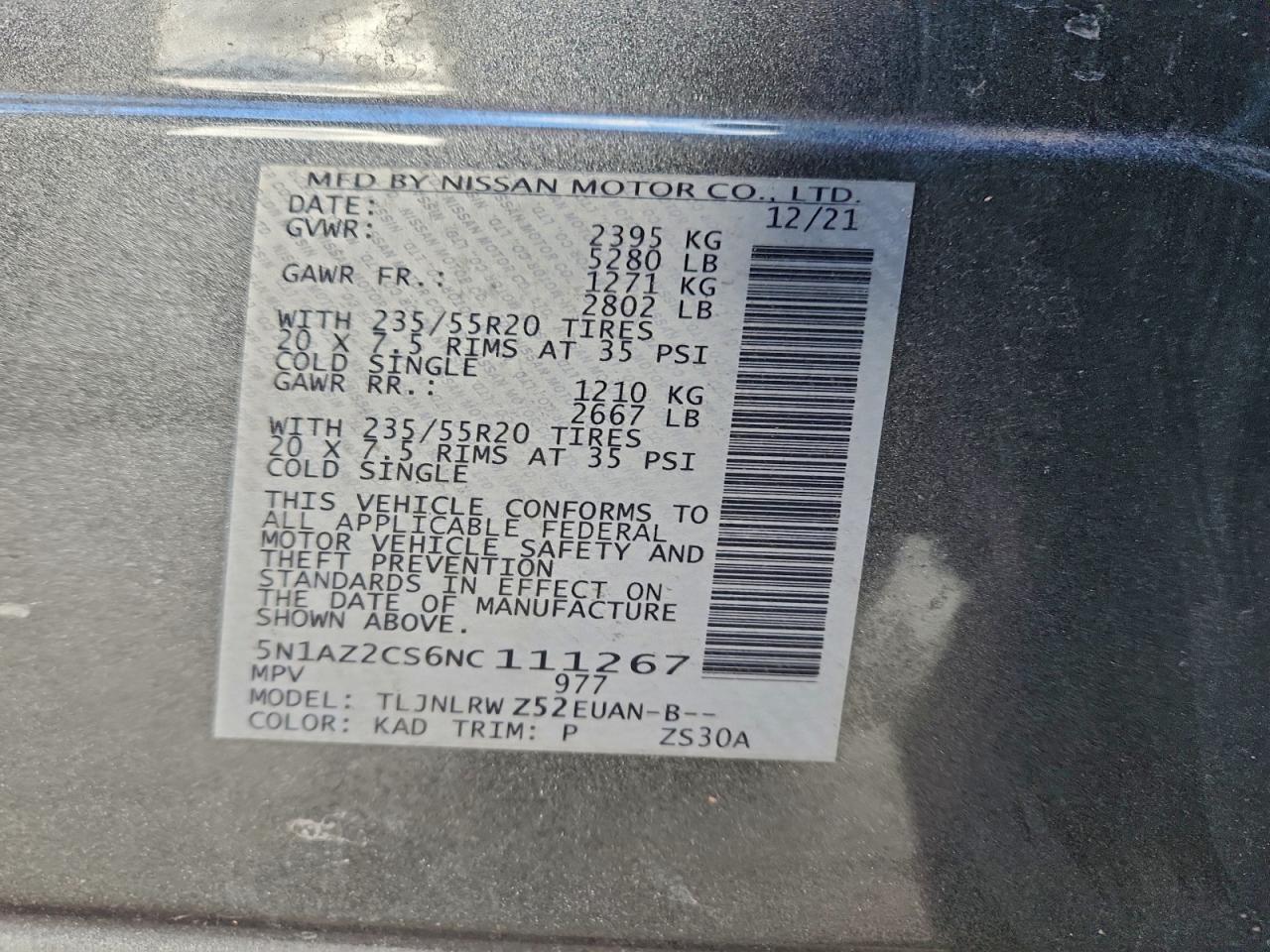 2022 NISSAN MURANO