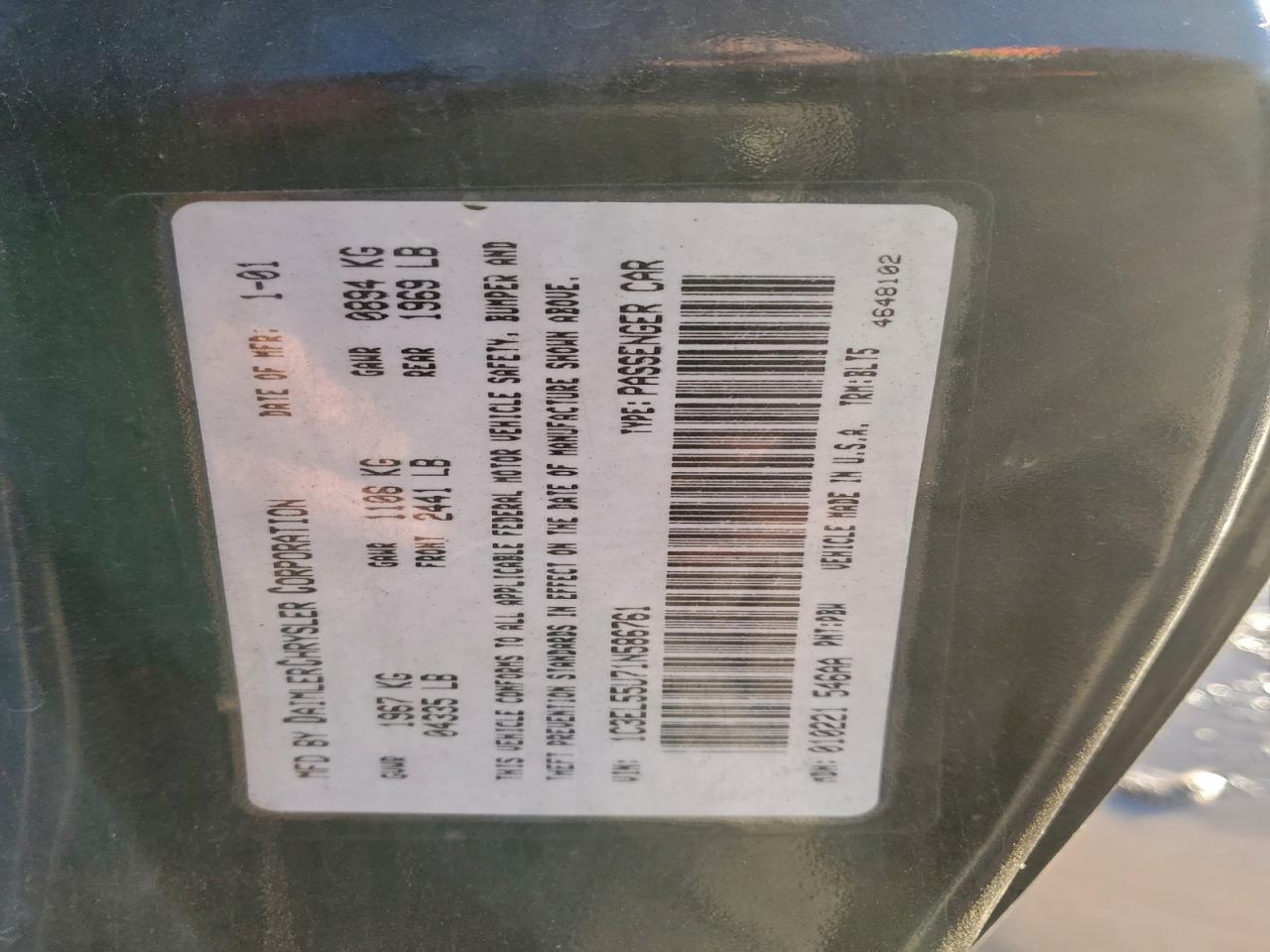 2001 CHRYSLER Sebring