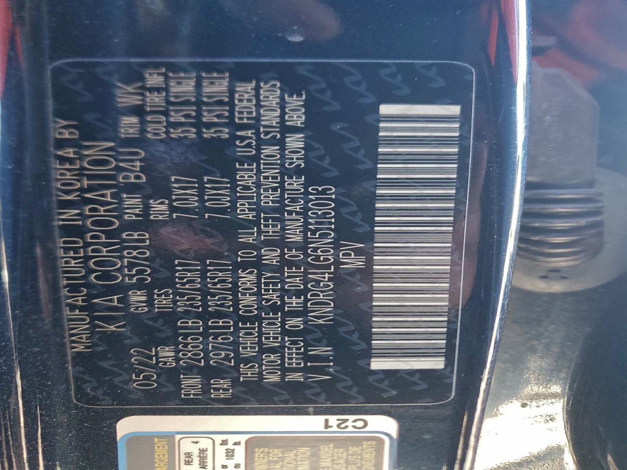 2022 KIA SORENTO