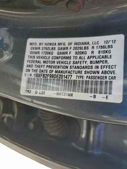 2013 HONDA CIVIC