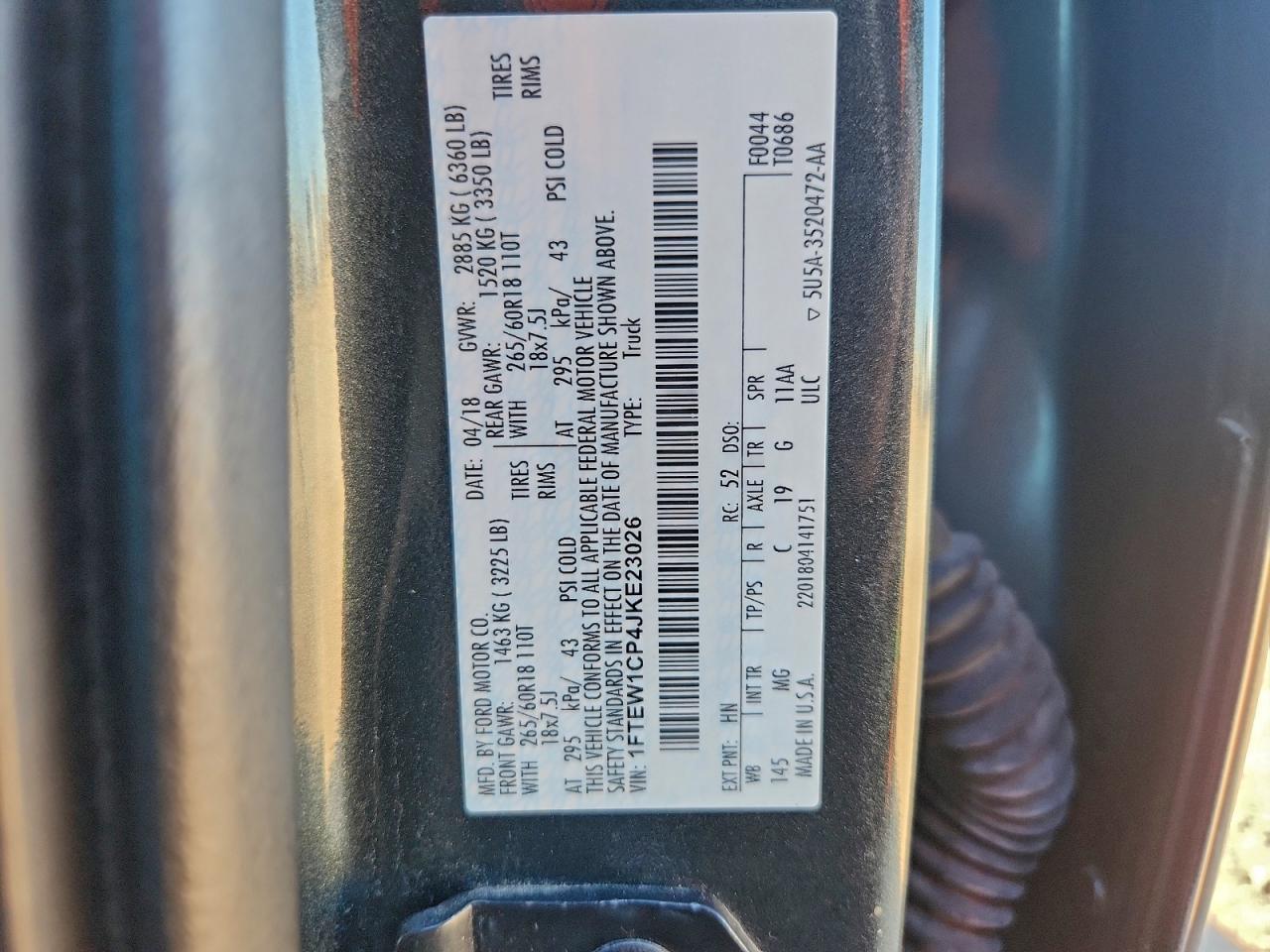 2018 FORD F-150