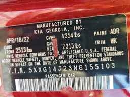 2022 KIA K5