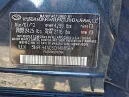 2012 HYUNDAI SONATA