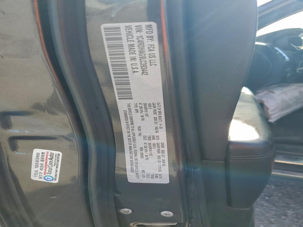 2020 DODGE DURANGO