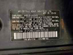 2010 SUBARU FORESTER