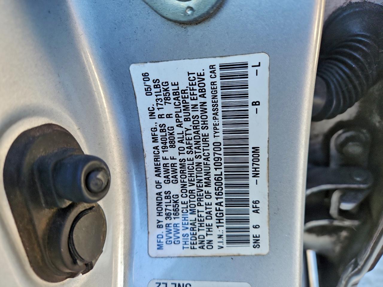 2006 HONDA CIVIC