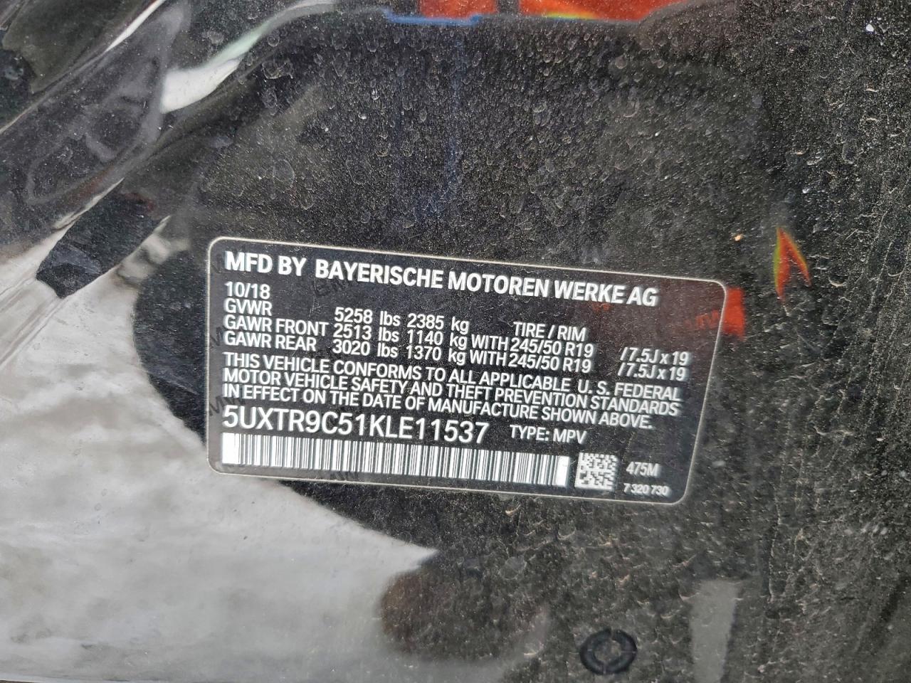 2019 BMW X3