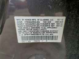 2012 HONDA PILOT