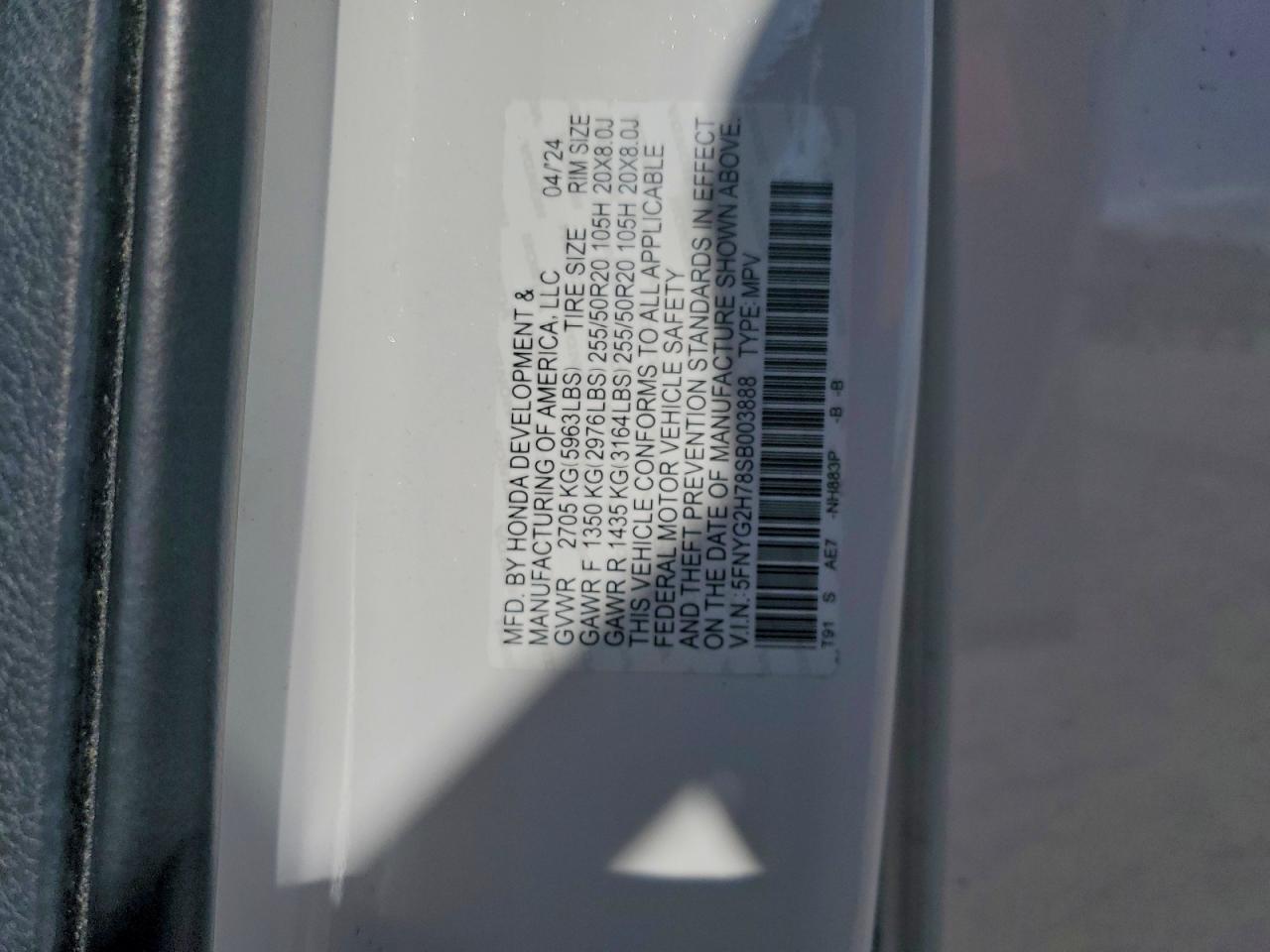 2025 HONDA PILOT