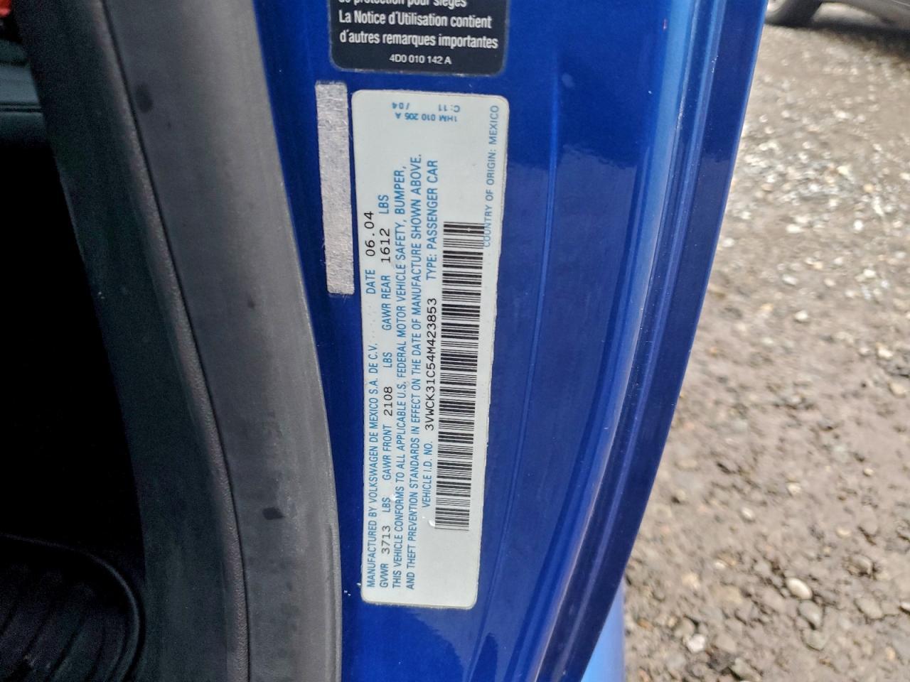 2004 VOLKSWAGEN Beetle