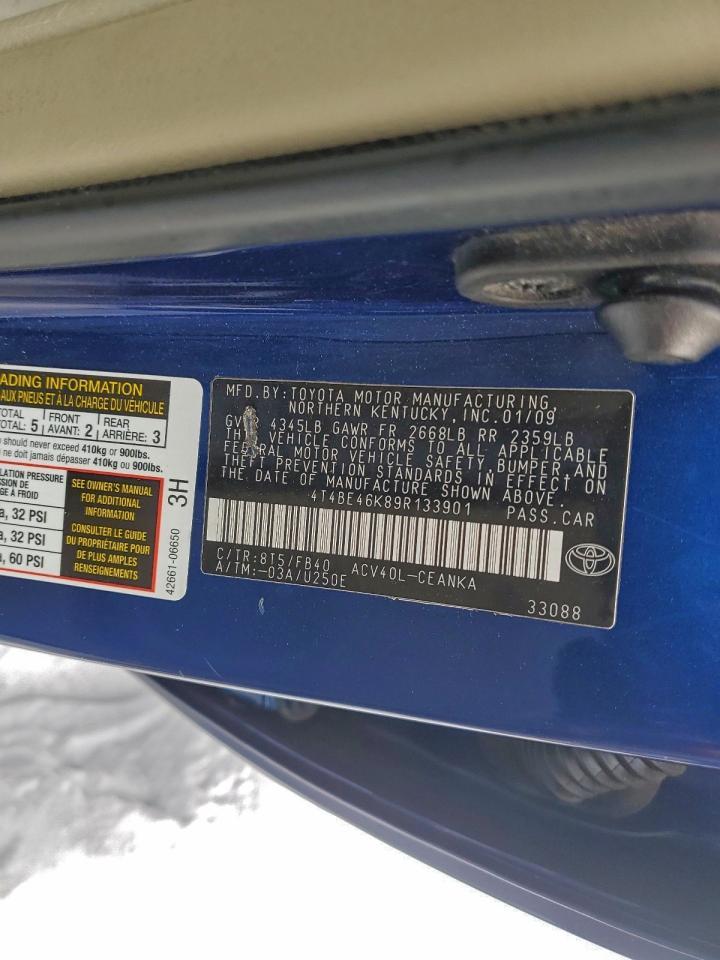 2009 TOYOTA CAMRY