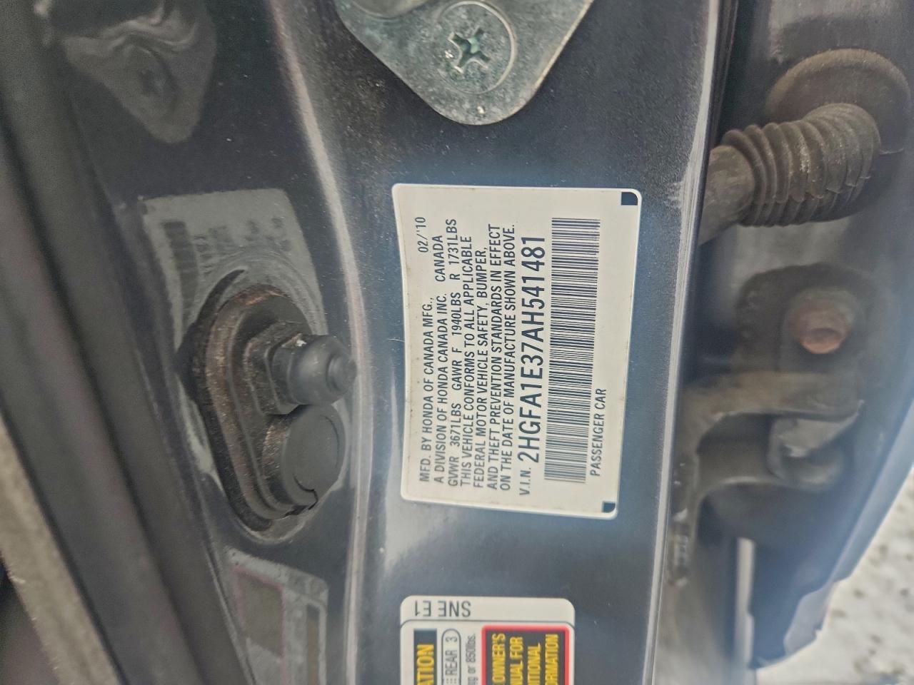 2010 HONDA CIVIC
