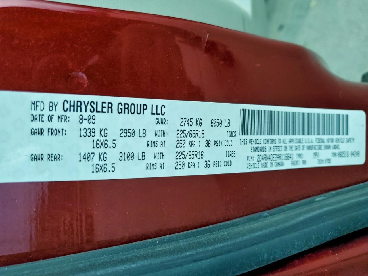 2010 DODGE GRAND CARAVAN