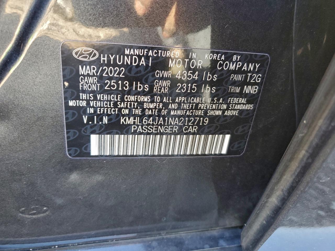 2022 HYUNDAI SONATA