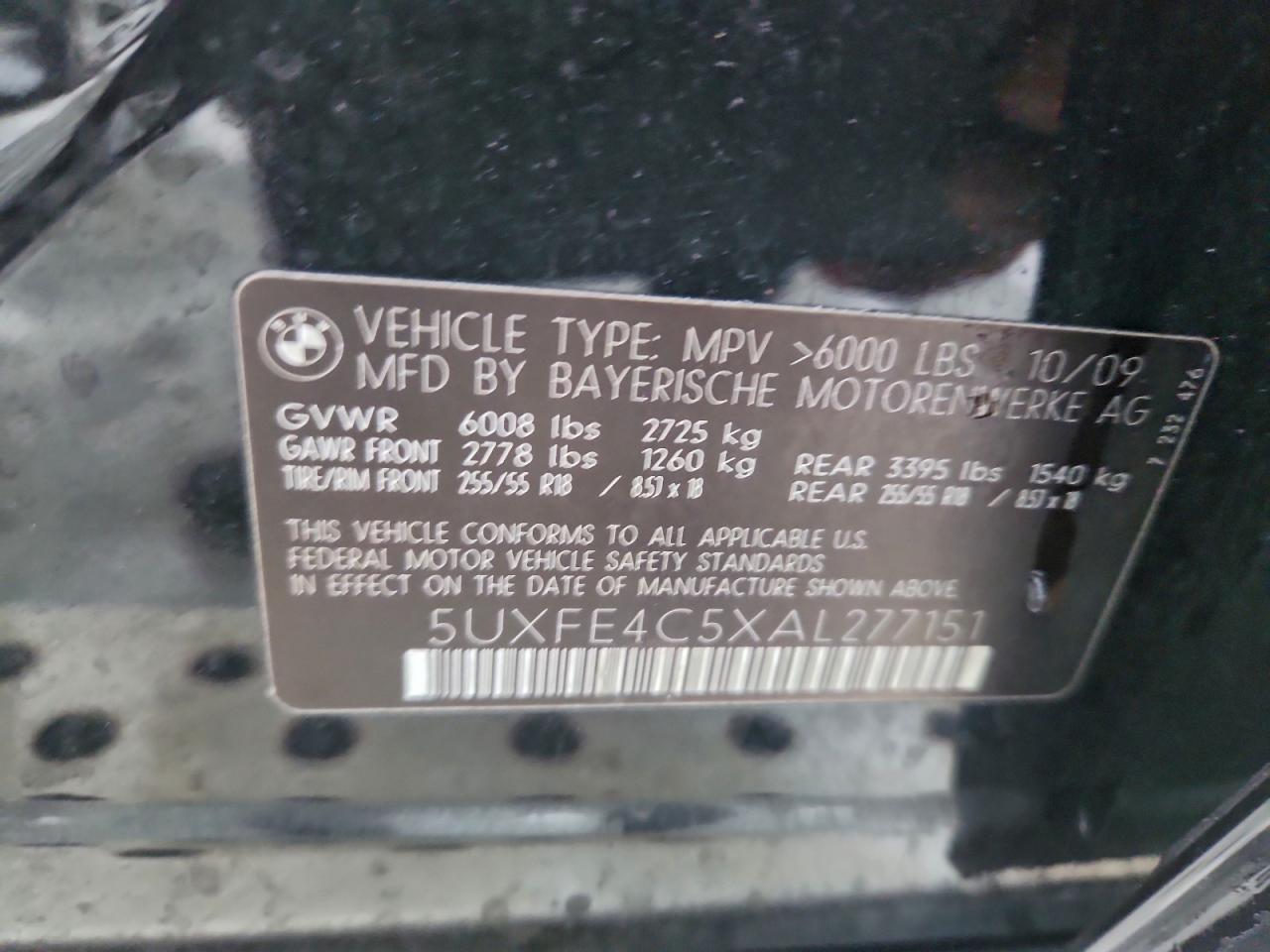 2010 BMW X5
