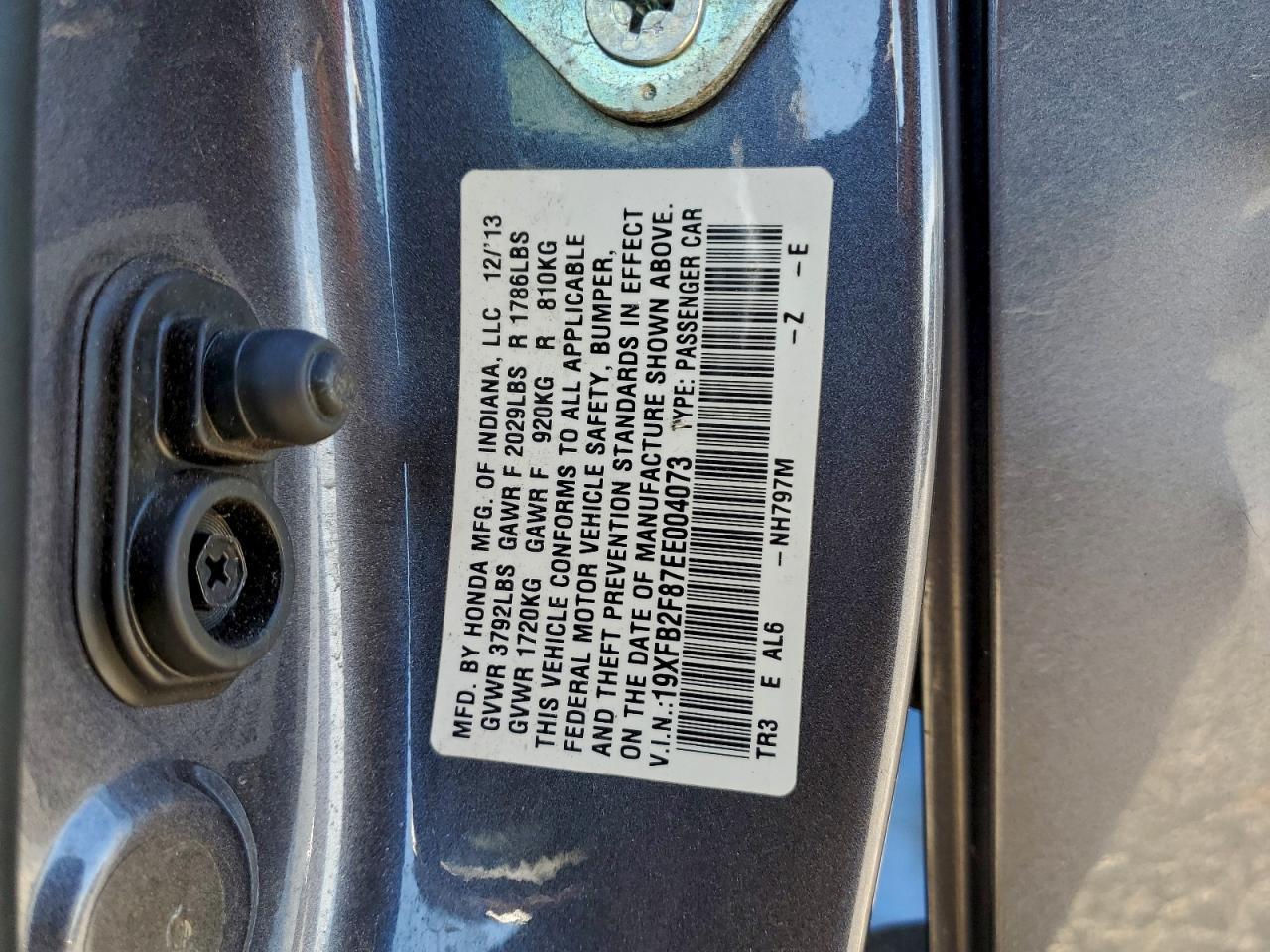 2014 HONDA CIVIC