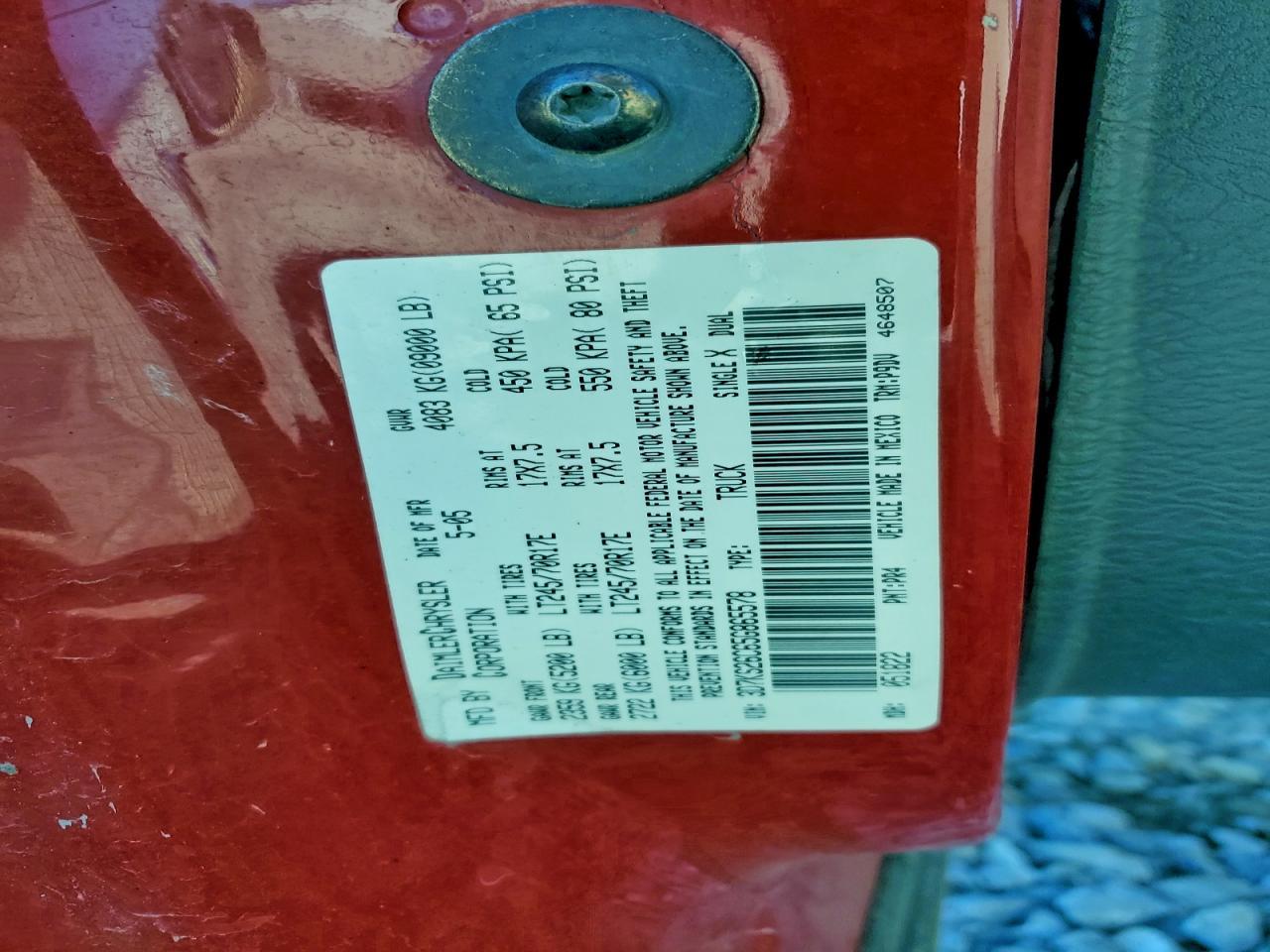 2005 DODGE Ram 2500