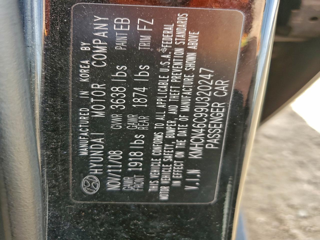 2009 HYUNDAI ACCENT