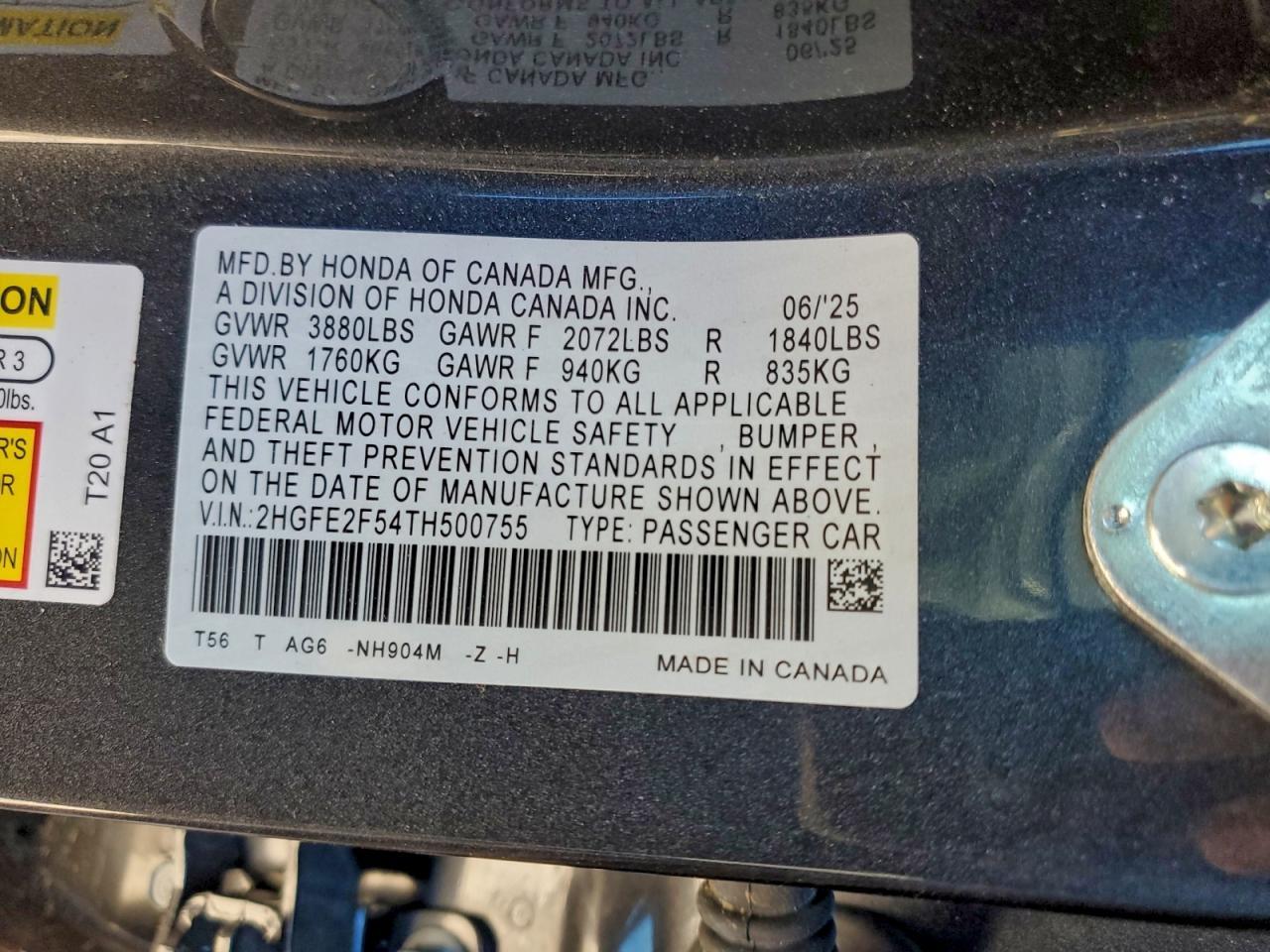 2026 HONDA CIVIC