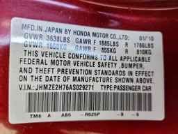 2010 HONDA Insight
