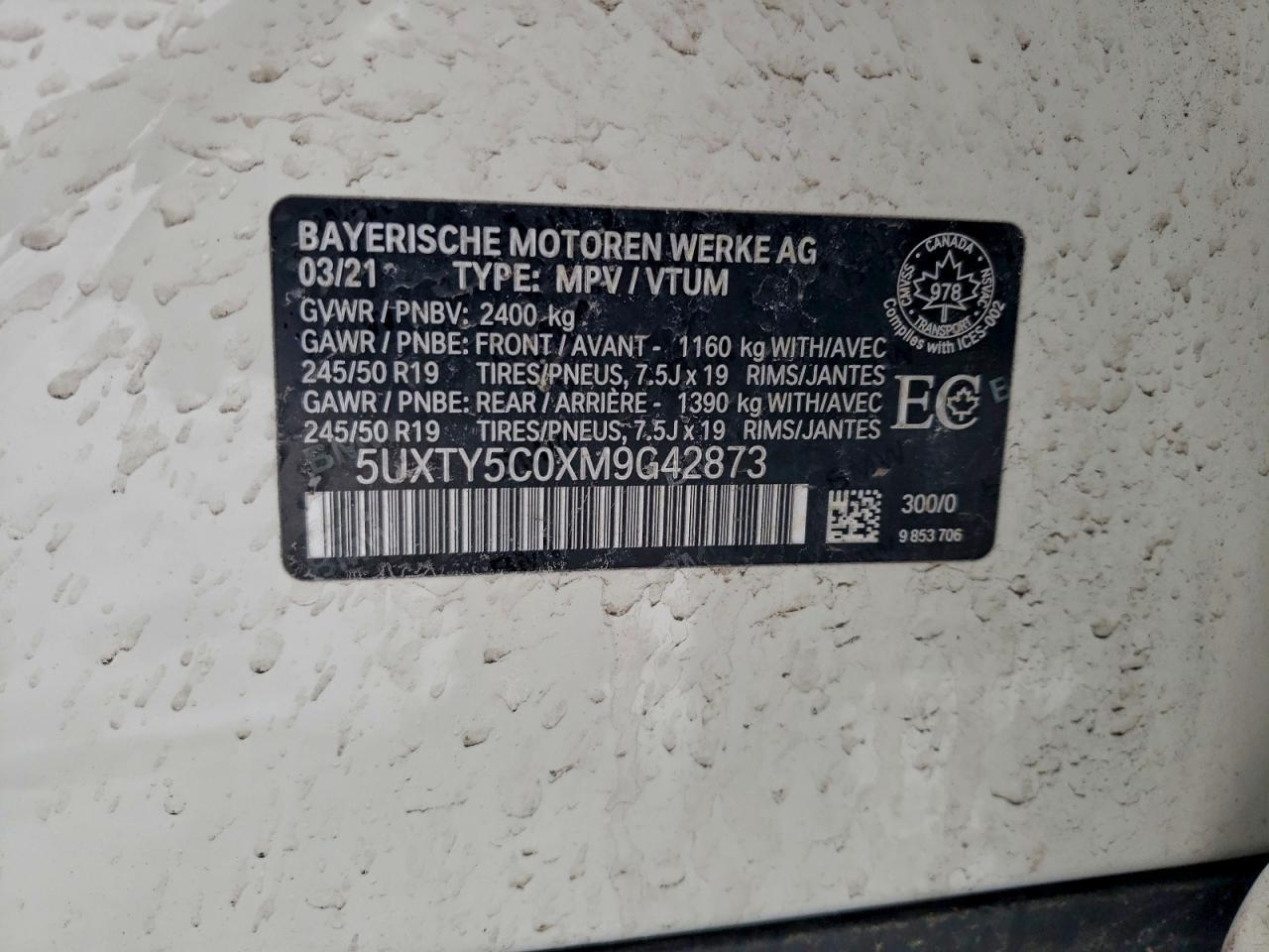 2021 BMW X3