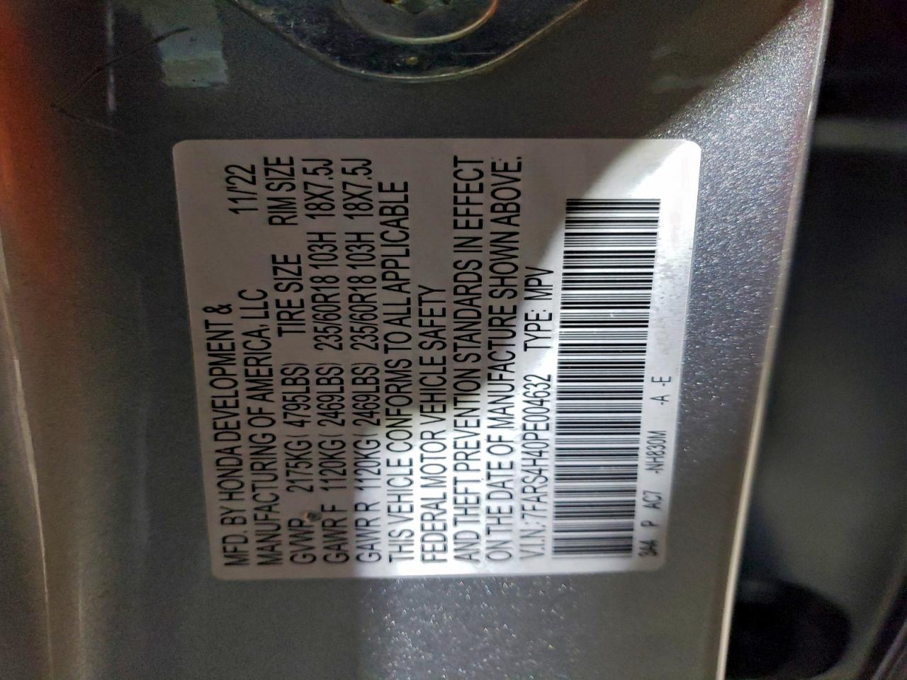 2023 HONDA CR-V