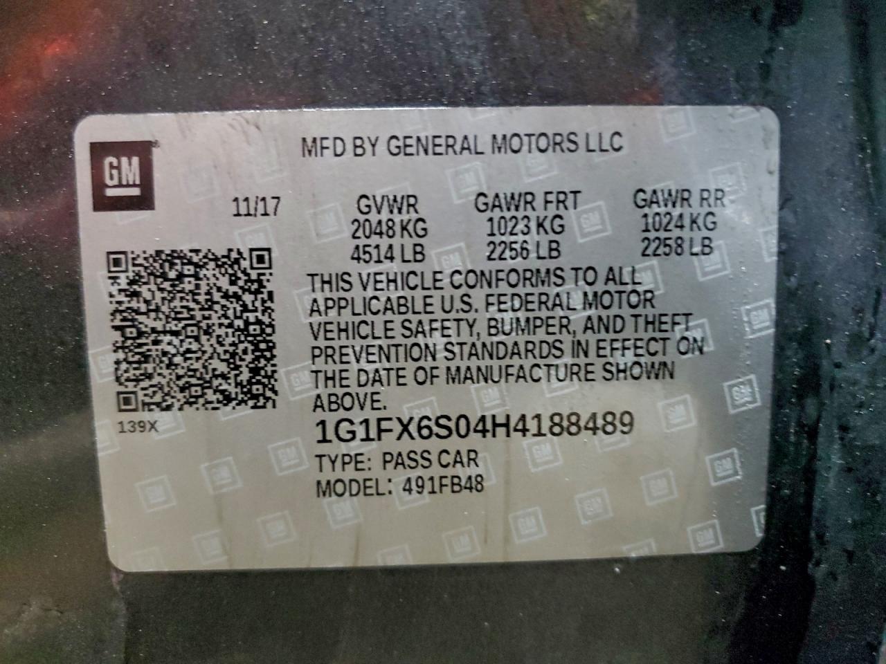 2017 CHEVROLET Bolt EV
