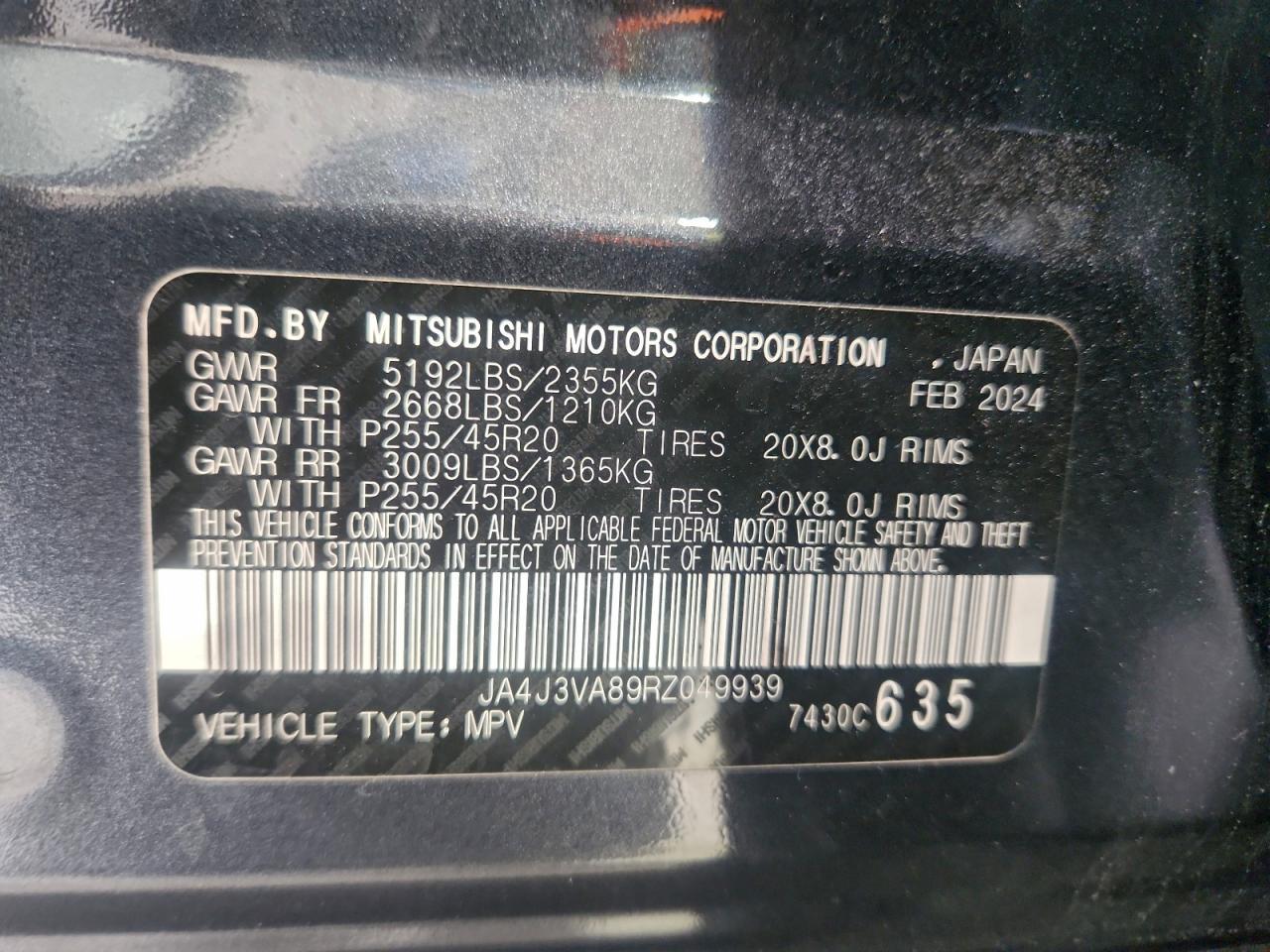 2024 MITSUBISHI outlander