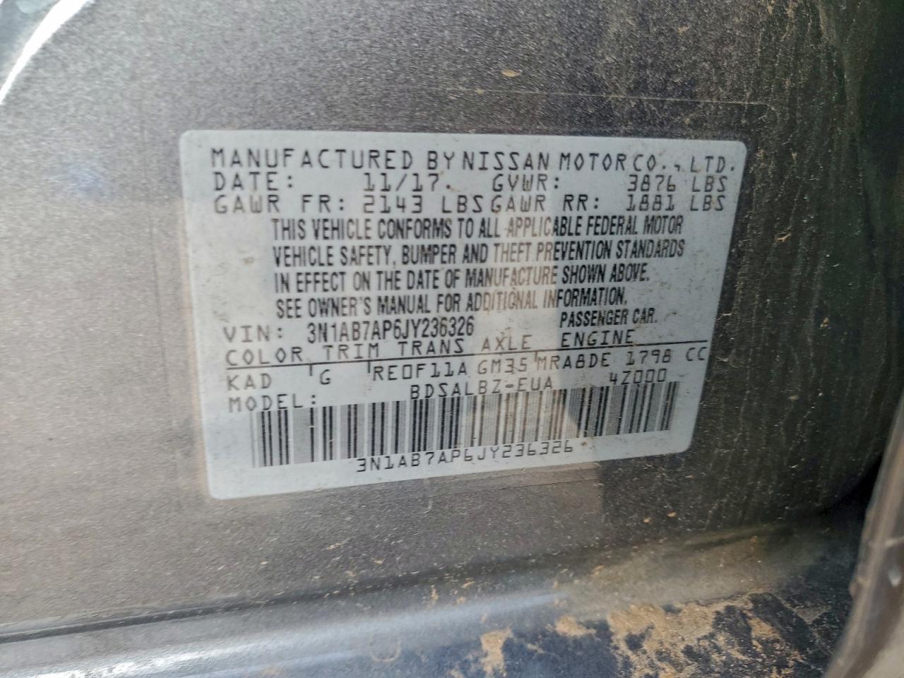2018 NISSAN SENTRA