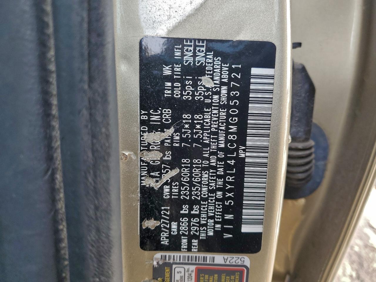 2021 KIA SORENTO