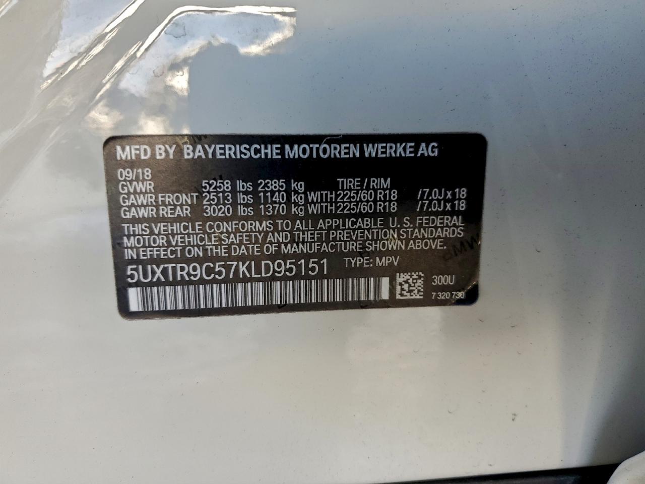 2019 BMW X3