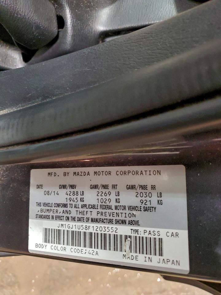 2015 MAZDA 6