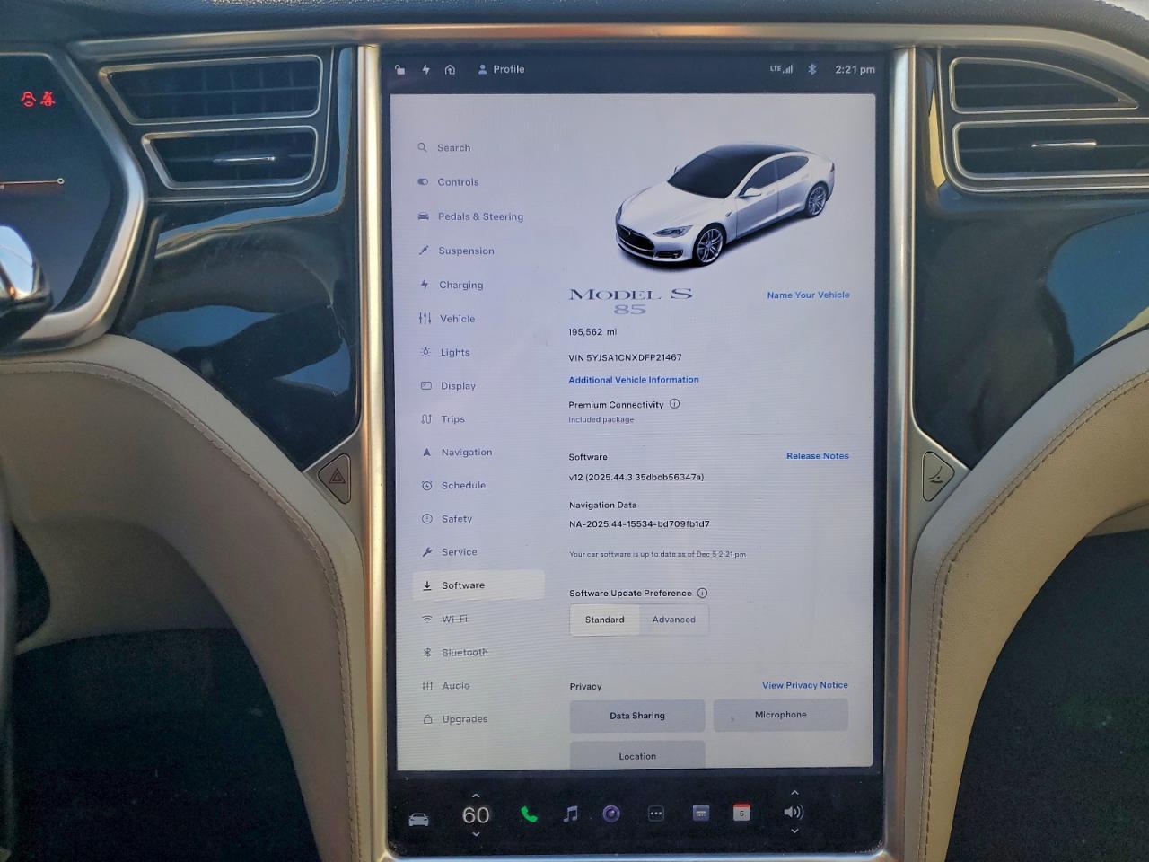 2013 TESLA MODEL S
