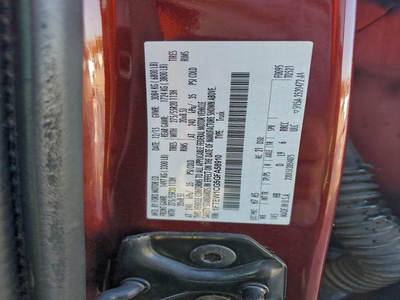 2016 FORD F-150