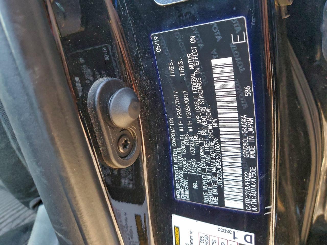 2019 TOYOTA 4Runner