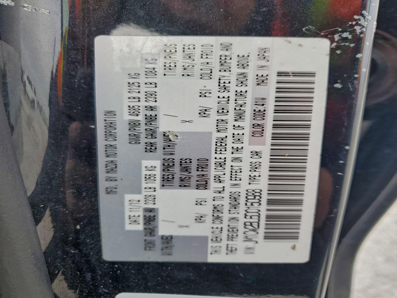 2013 MAZDA 5