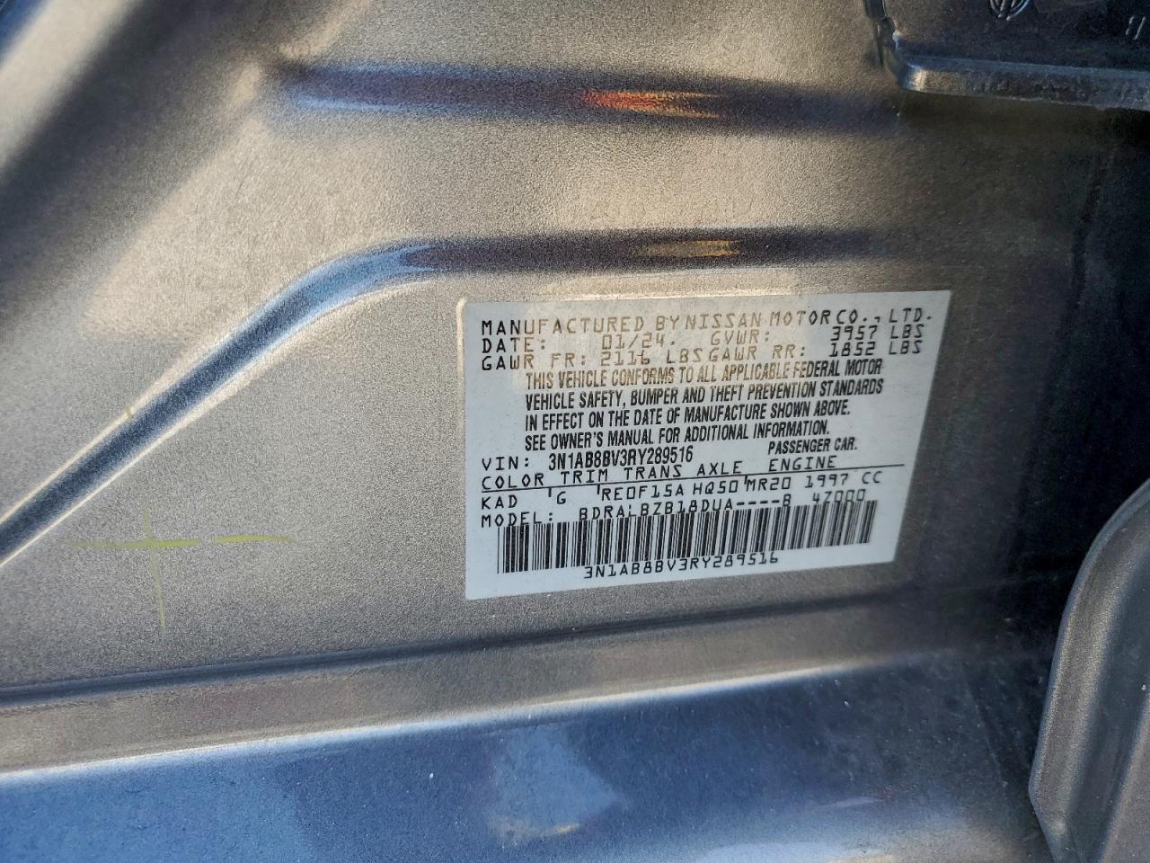 2024 NISSAN SENTRA