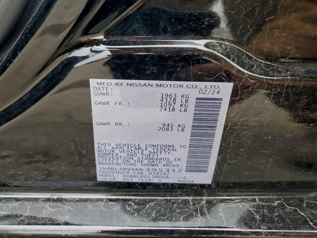 2024 NISSAN ALTIMA