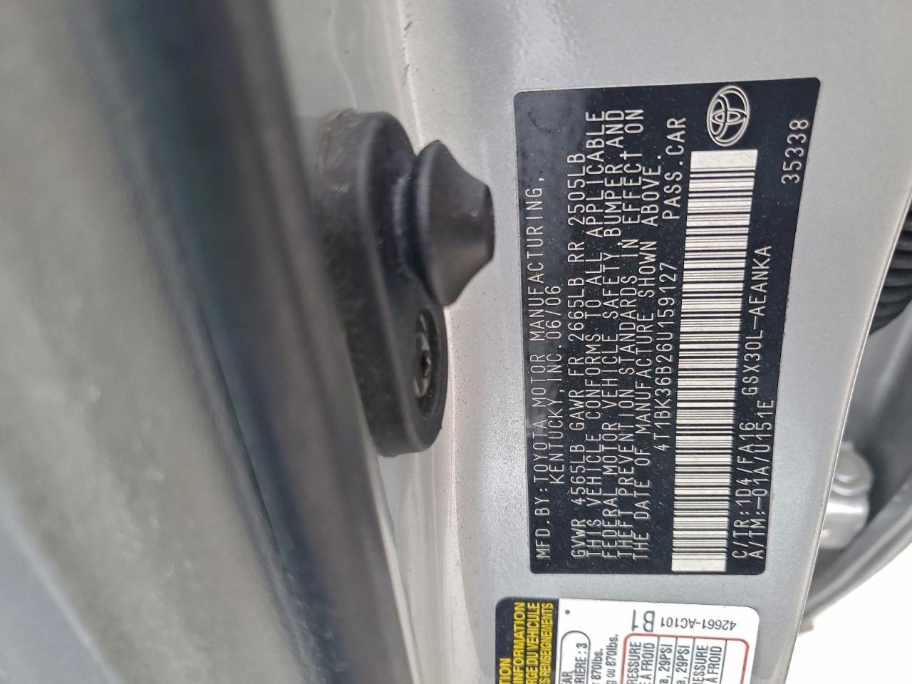 2006 TOYOTA Avalon