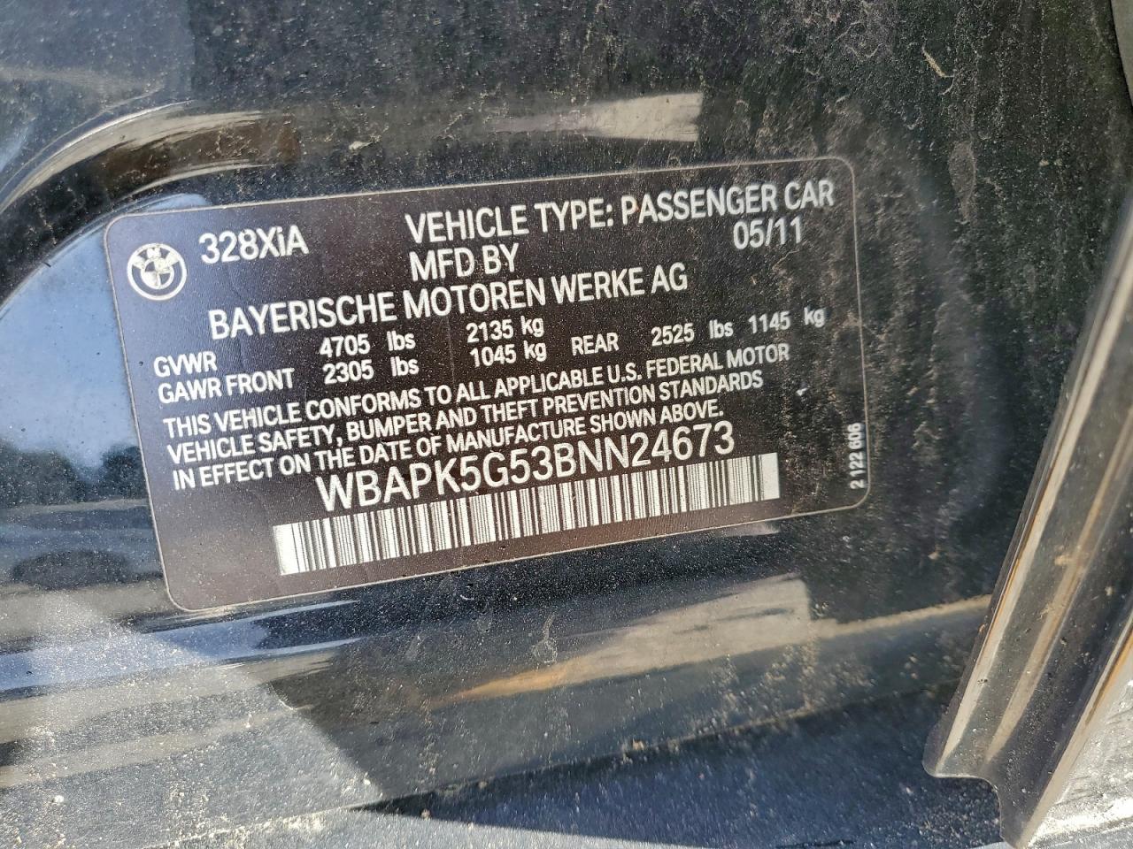 2011 BMW 3 SERIES
