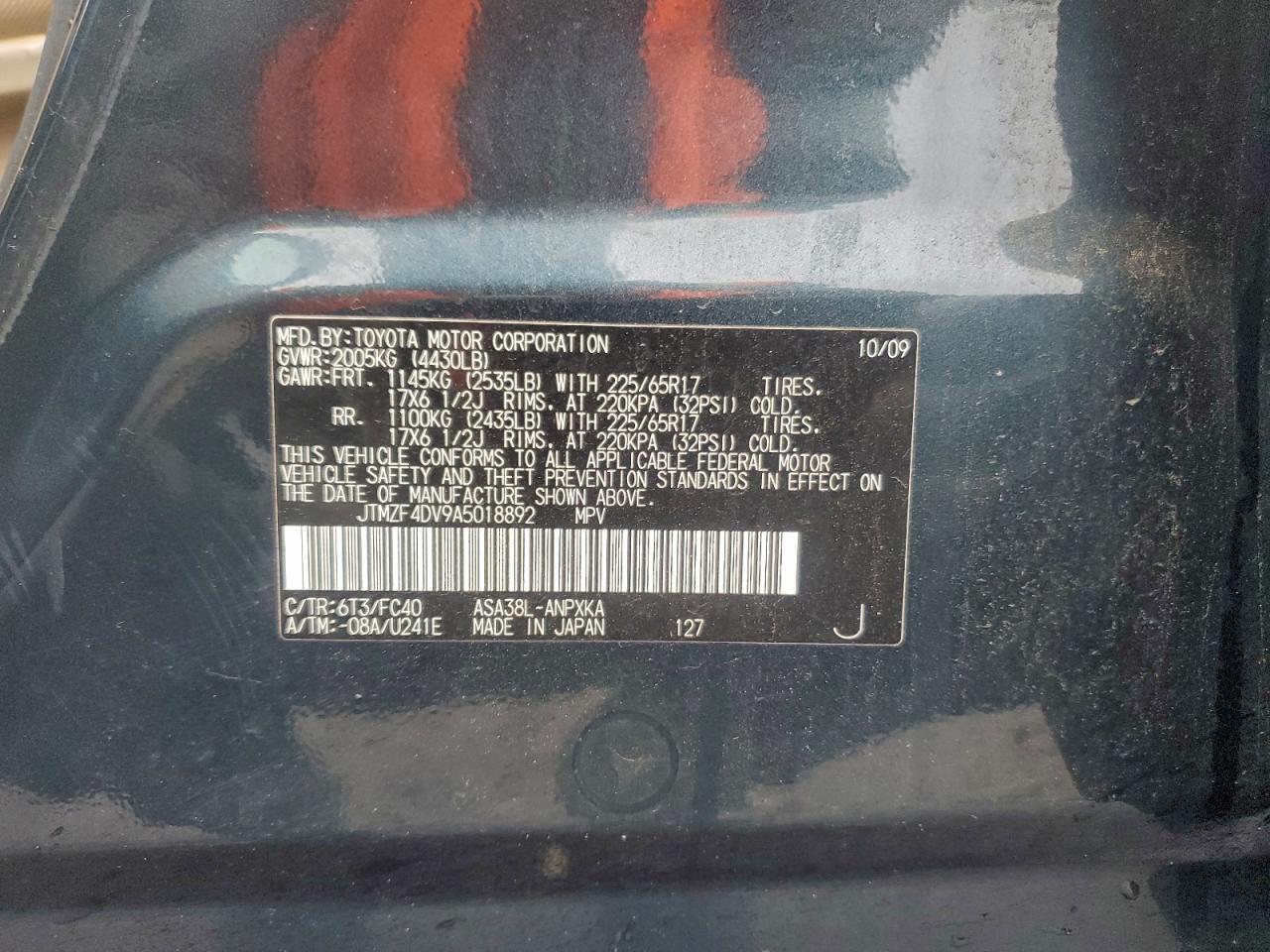 2010 TOYOTA RAV4