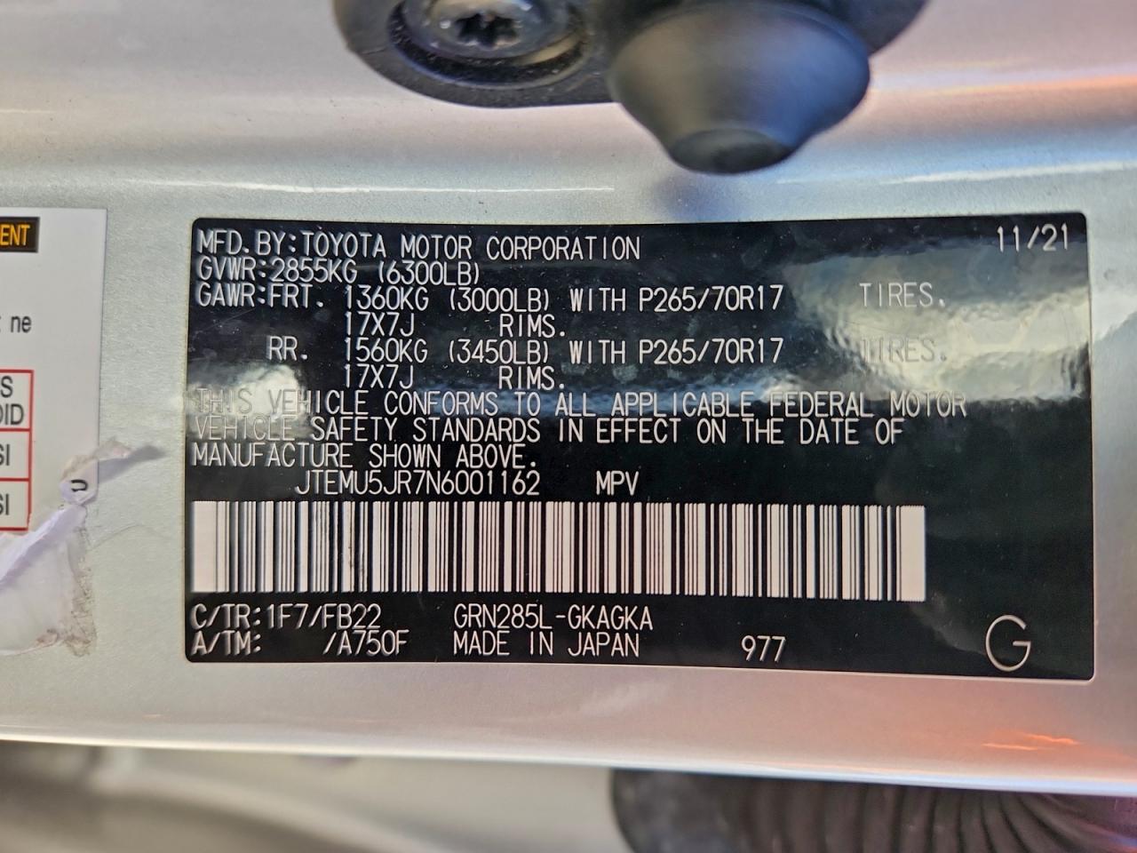2022 TOYOTA 4Runner